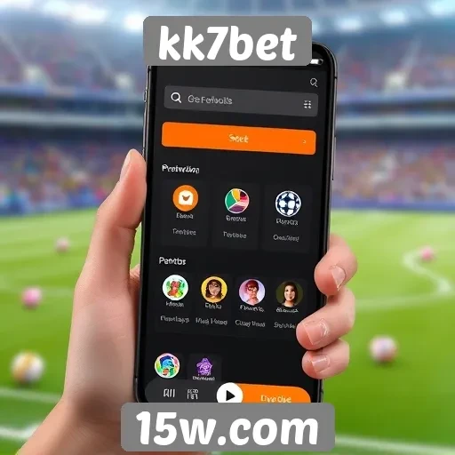 Funcionalidades do aplicativo kk7bet para jogos móveis